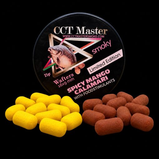 CCT Master Smoky Wafters 16x9mm  25gr - Spicy Mango Calamari (Tintahal-Mangó-Bors)  - Limited Edition