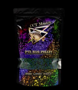    CCT MASTER SMOKY  PVA BAG PELLET GREEN LIPPED MUSSEL (Zöld Ajkú Kagyló)