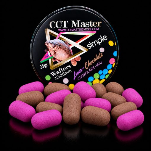 CCT MASTER SIMPLE WAFTERS LIVER-CHOCOLATE (Máj-Csokoládé) 16x12 25gr