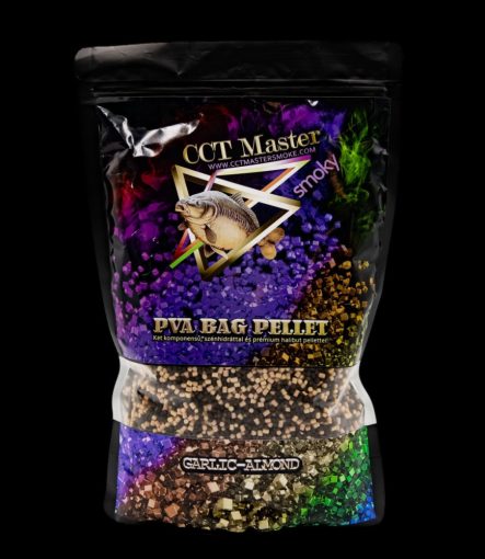  CCT MASTER SMOKY  PVA BAG PELLET GARLIC-ALMOND (Fokhagyma-Mandula)