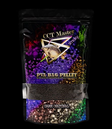  CCT MASTER SMOKY  PVA BAG PELLET DARK NATURAL (Natúr)