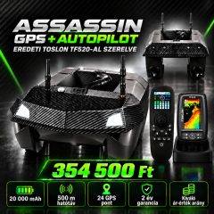   Manuowell Assassin Carbon Boat - (GPS + Autopilot + toslon 520 Halradar) 20.000 mAh