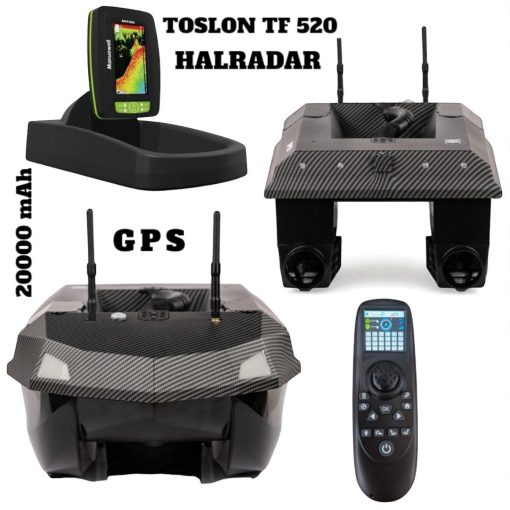 Manuowell Assassin Carbon Boat - (GPS + Autopilot+Toslon TF520 Halradar) 20.000 mAh