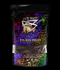    CCT MASTER SMOKY  PVA BAG PELLET LIVER-CHOCOLATE (Máj-Csokoládé)