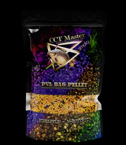  CCT MASTER SMOKY  PVA BAG PELLET PINEAPPLE-N-BUTYRIC (Ananász-Vajsav)