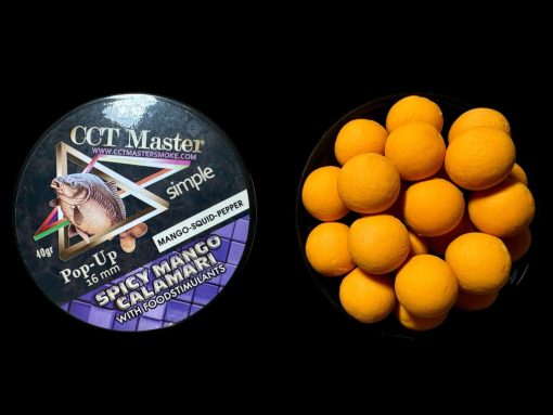 CCT Master Simple Pop-ups SPICY MANGO CALAMARI (Bors-Mangó-Tintahal) 16mm